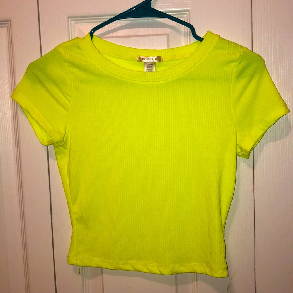 Yellow Crop Top